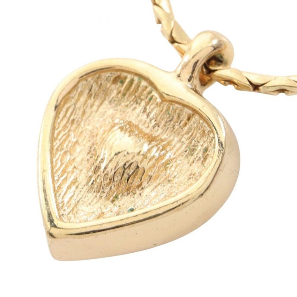 Dior Heart Stone Rhinestone Necklace - Picture 5 of 6